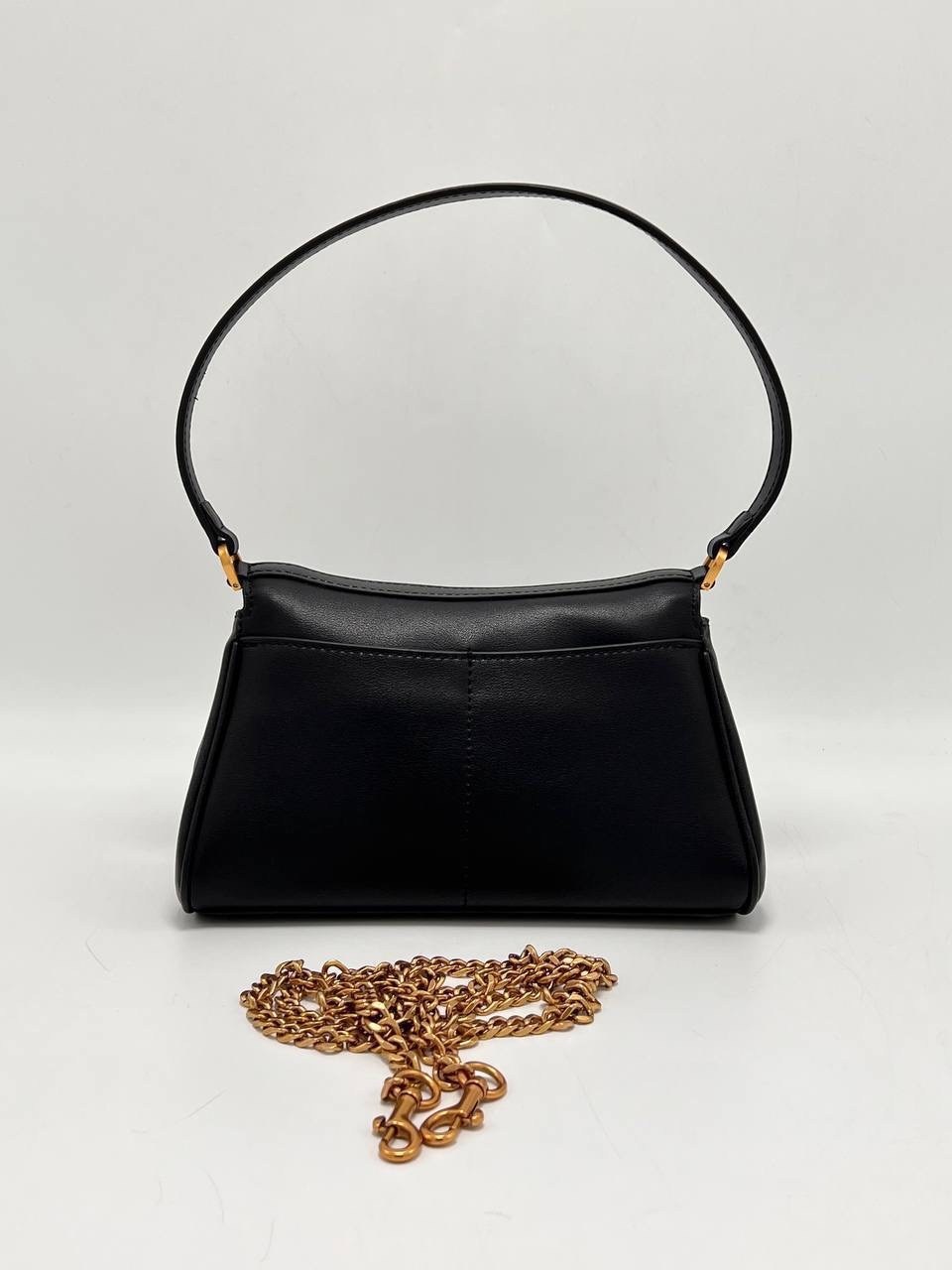 сумка,женская сумка,сумка багет женская натуральная кожа чёрная,сумочка,сумка багет черная