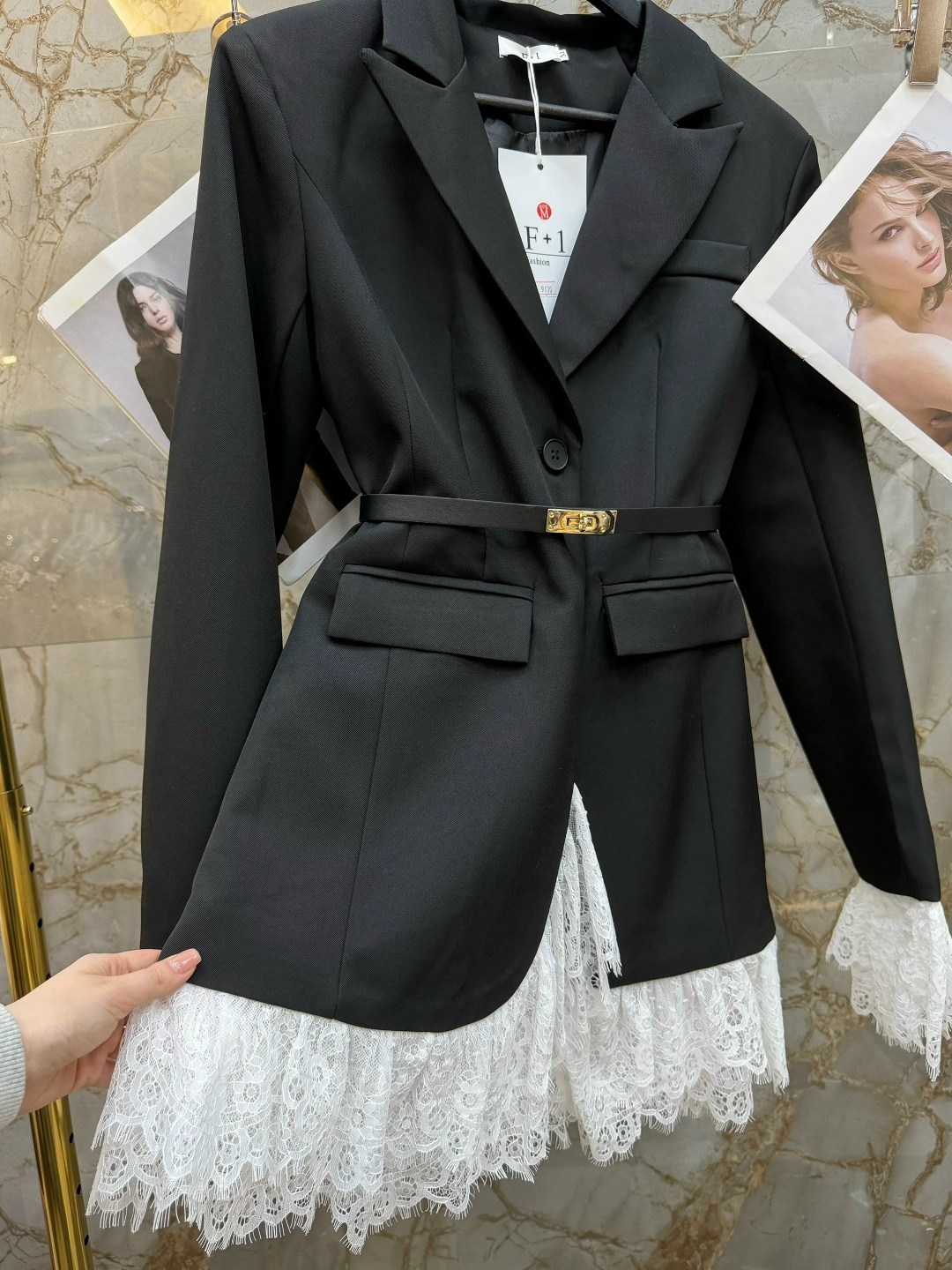 женский пиджак,пиджак с кружевом,жакет,женский пиджак fdyoui черный,одежда для женщин