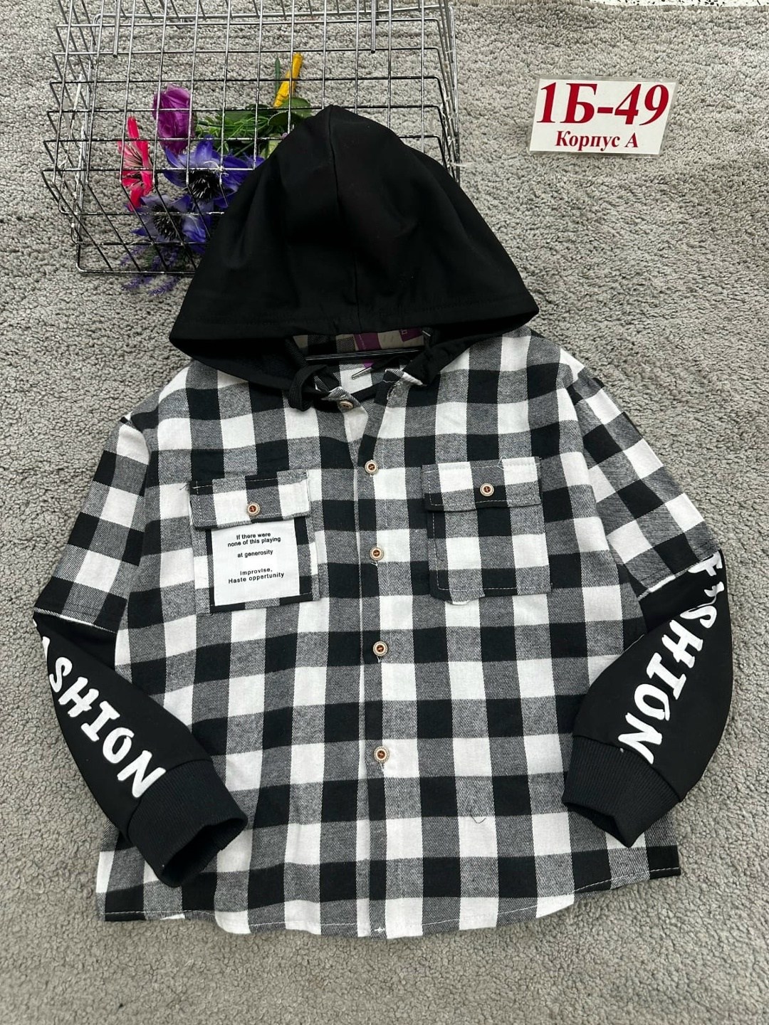 рубашка для мальчика,детская рубашка,рубашка в клетку с капюшоном,рубашка с капюшоном,рубашка