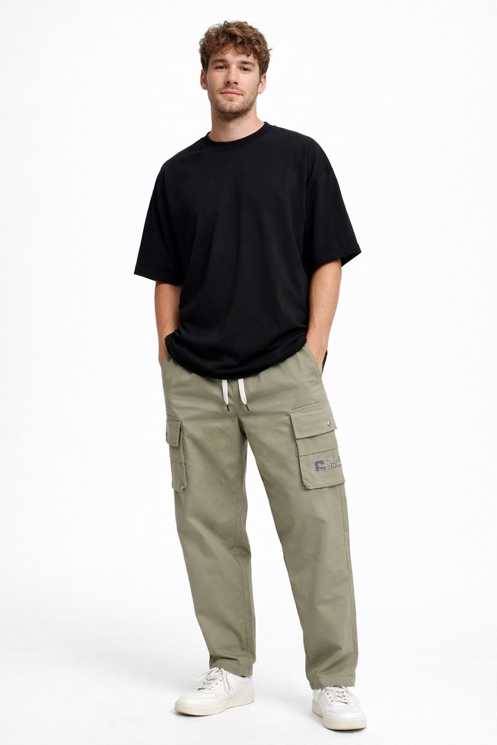 широкие брюки карго мужские с несколькими карманами,штаны с карманами,мужские брюки-карго,широкие карго брюки,брюках карго