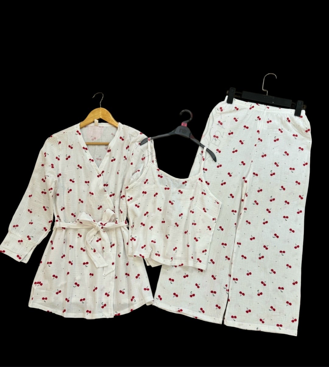пижама женская,комплект пижама,женский пижамный комплект с принтом вишни,пижама домашний одежда,женские пижамные комплекты