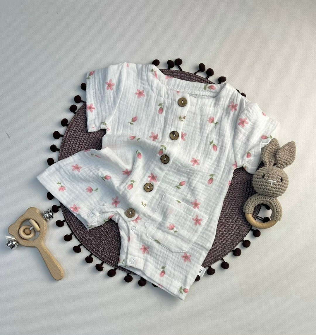 песочник из муслина,песочник муслиновый,песочник детский муслин,песочник муслин,одежда для новорожденного