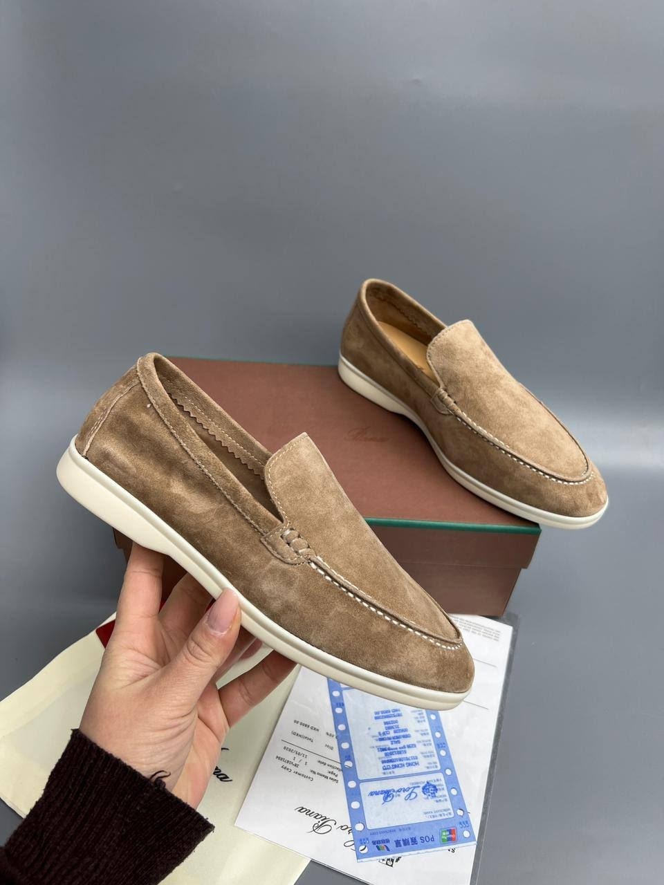 лоферы loro piana,лоферы натуральная замша loro piana,loro piana мужские лоферы,лоферы loro piana summer walk замшевые коричневые,женские лоферы loro piana