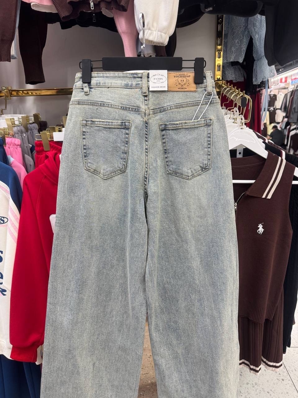 женские джинсы,джинсы,джинсы широкие,miu miu джинсы,женские свободные прямые широкие рваные мешковатые джинсы y2k с высокой талией