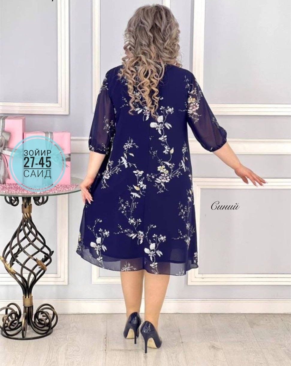 платье для женщин большого размера нарядное шифоновое elegant,платьеженск. платье шифон,женское платье больших размеров,платье больших размеров для женщин,платье нарядное из шифона больших размеров