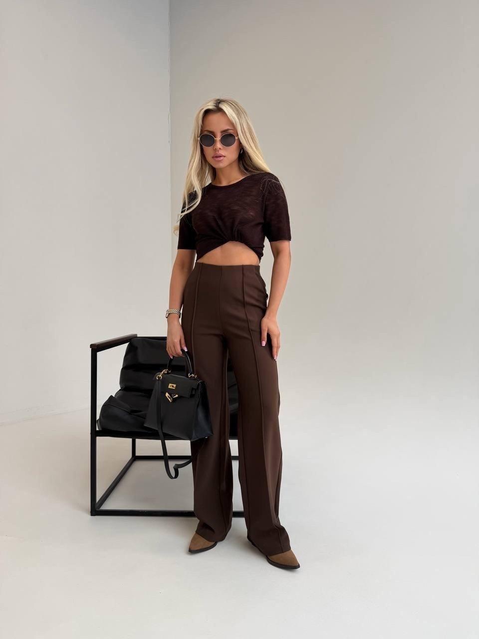 брюки широкие палаццо на завязках,брюки палаццо,костюм с брюками,женские брюки палаццо,брюки широкие