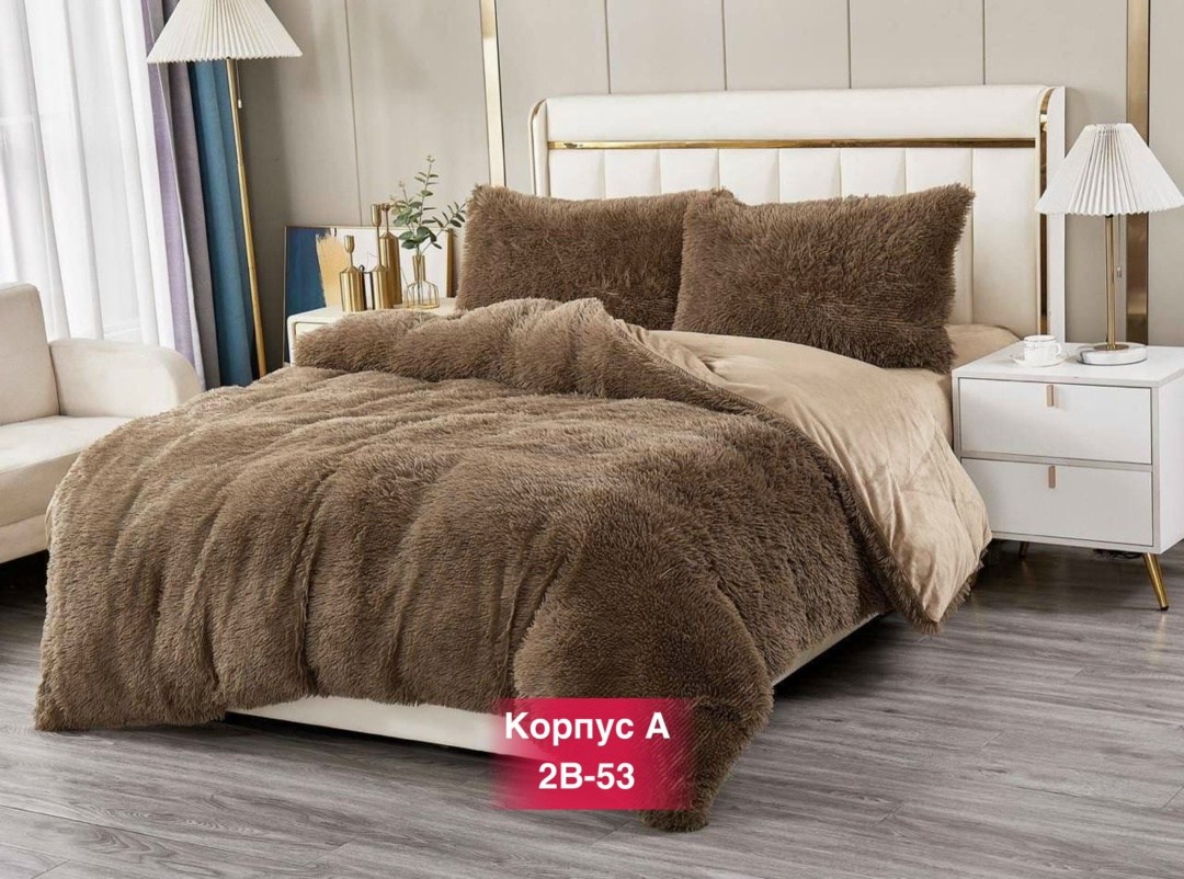 плюшевое постельное белье,комплект постельного белья,плюшевое одеяло,пушистое постельное белье,комплект постельного белья с покрывалом