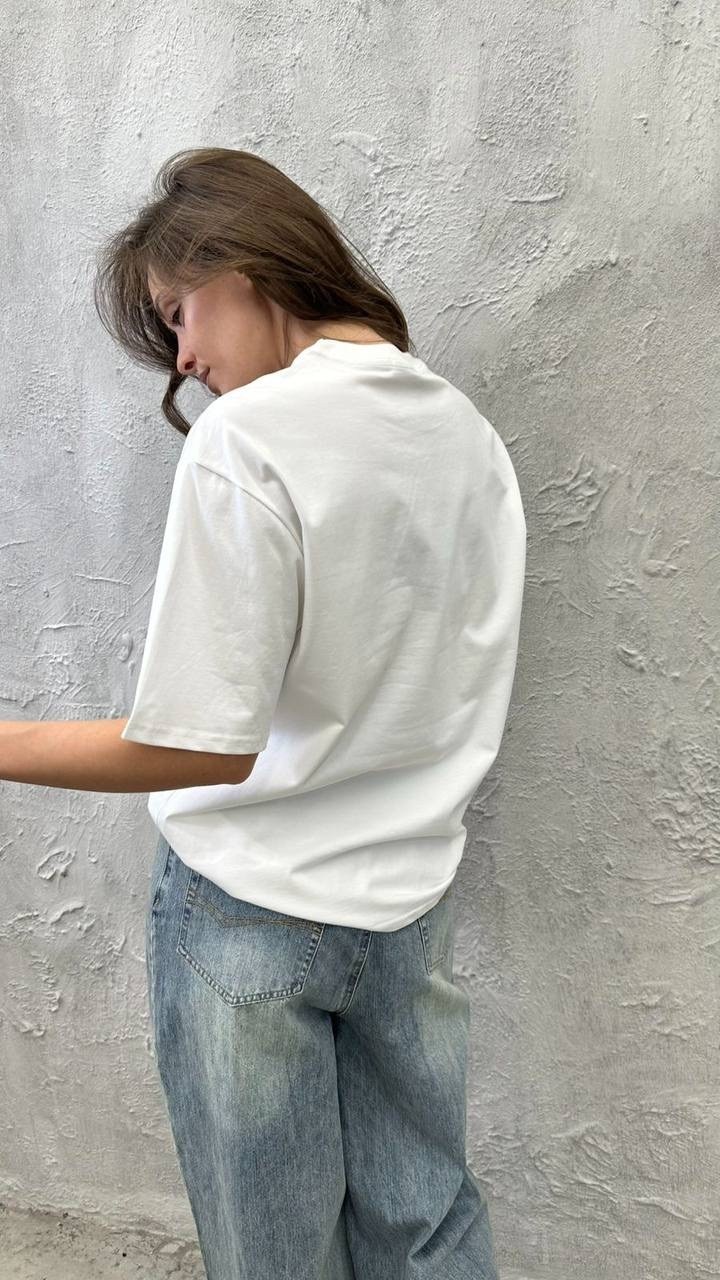 белая футболка баленсиага,женская футболка balenciaga,balenciaga белая оверсайз футболка,белая футболка balenciaga,футболка balenciaga paris мужская белая