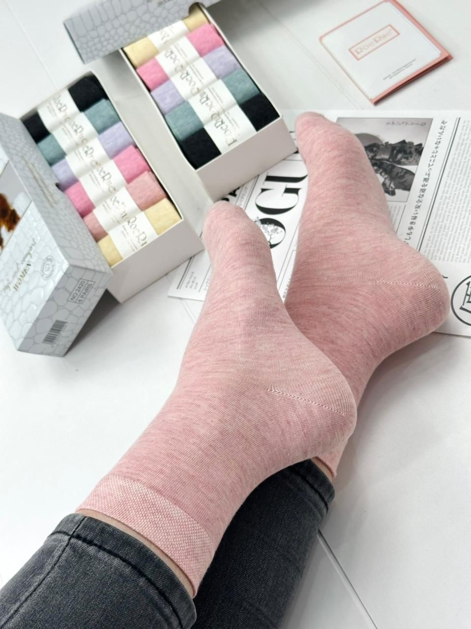 носки женские набор,носки комплект,носки женские 6 пар,носки женское,набор носков женские