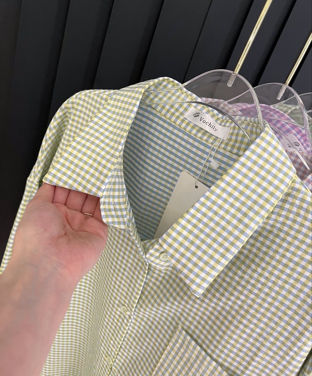 рубашка оверсайз летняя в клетку betrendy wear,рубашка женская,женская рубашка оверсайз клетка,рубашка,оверсайз рубашка