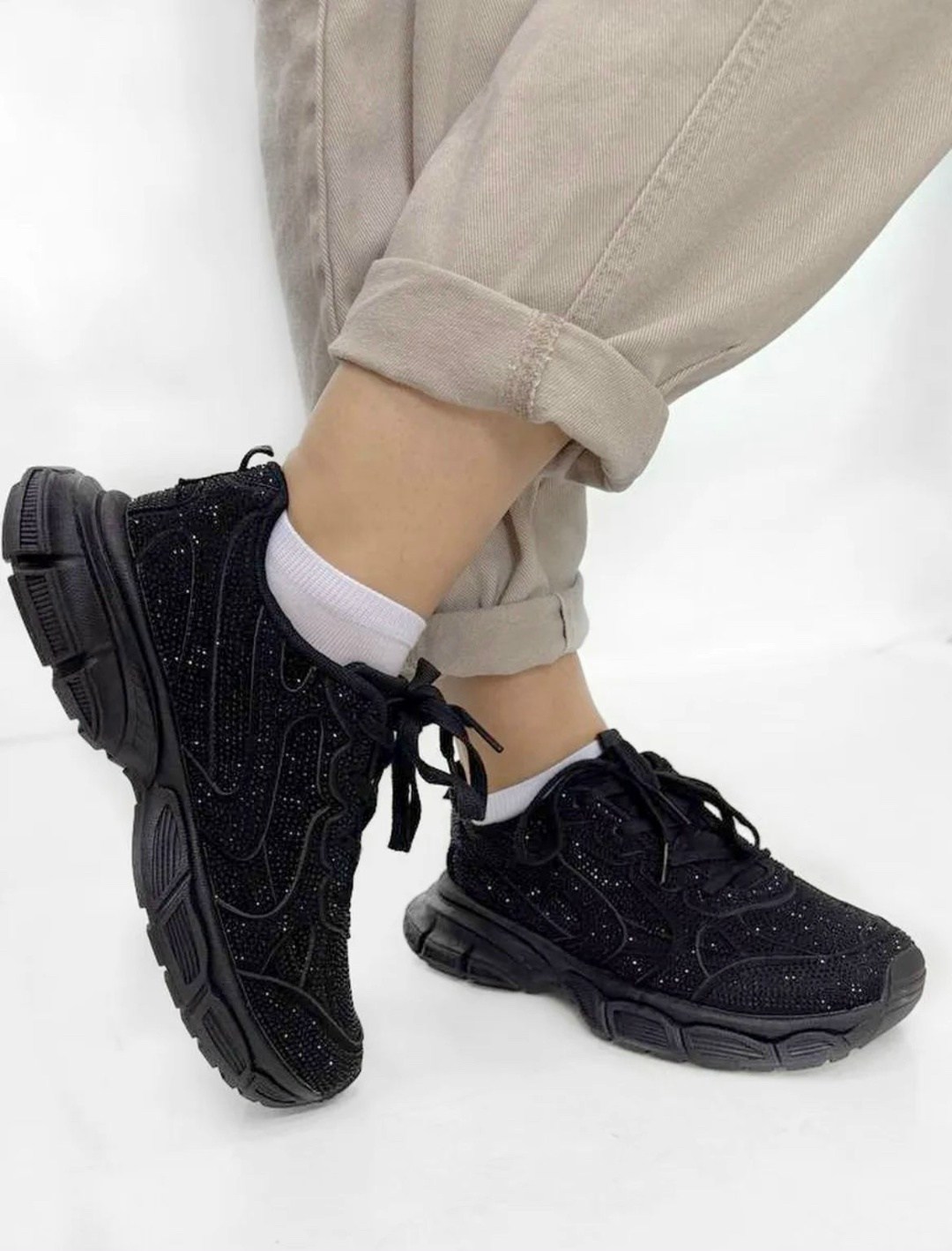 кроссовки женскиe,,массивные кроссовки женские,кроссовки женские черные на высокой подошве,кроссовки повседневные