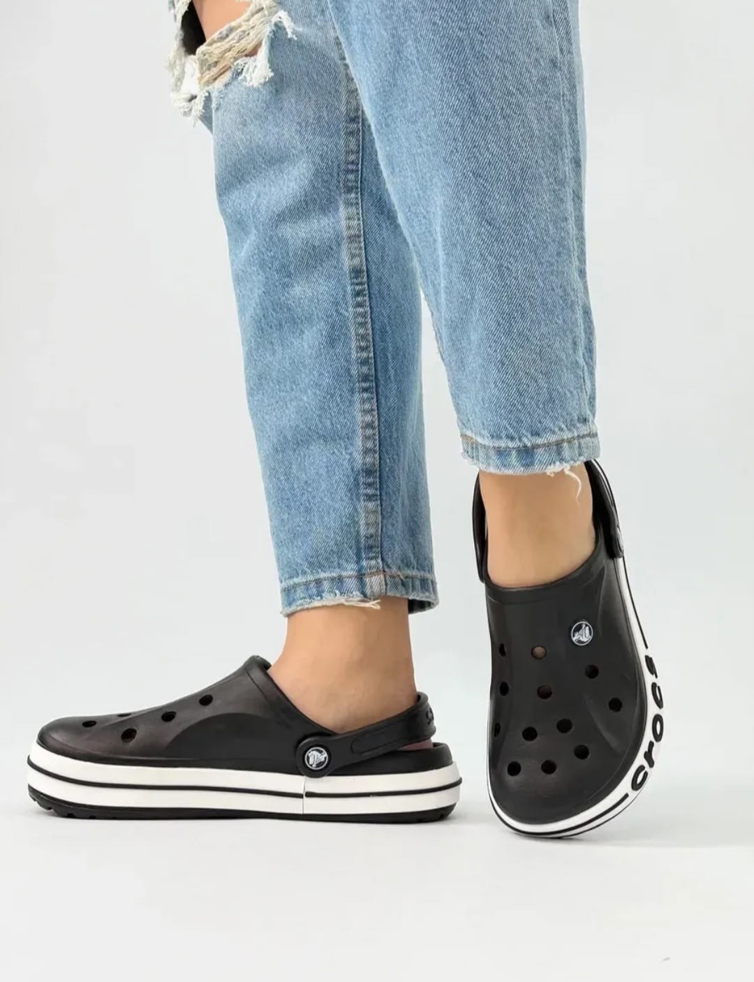 белые сабо crocs bayaband clog,шлепанцы крокс белые,кроксы женские,сабо crocs,сабо crocs bayaband clog