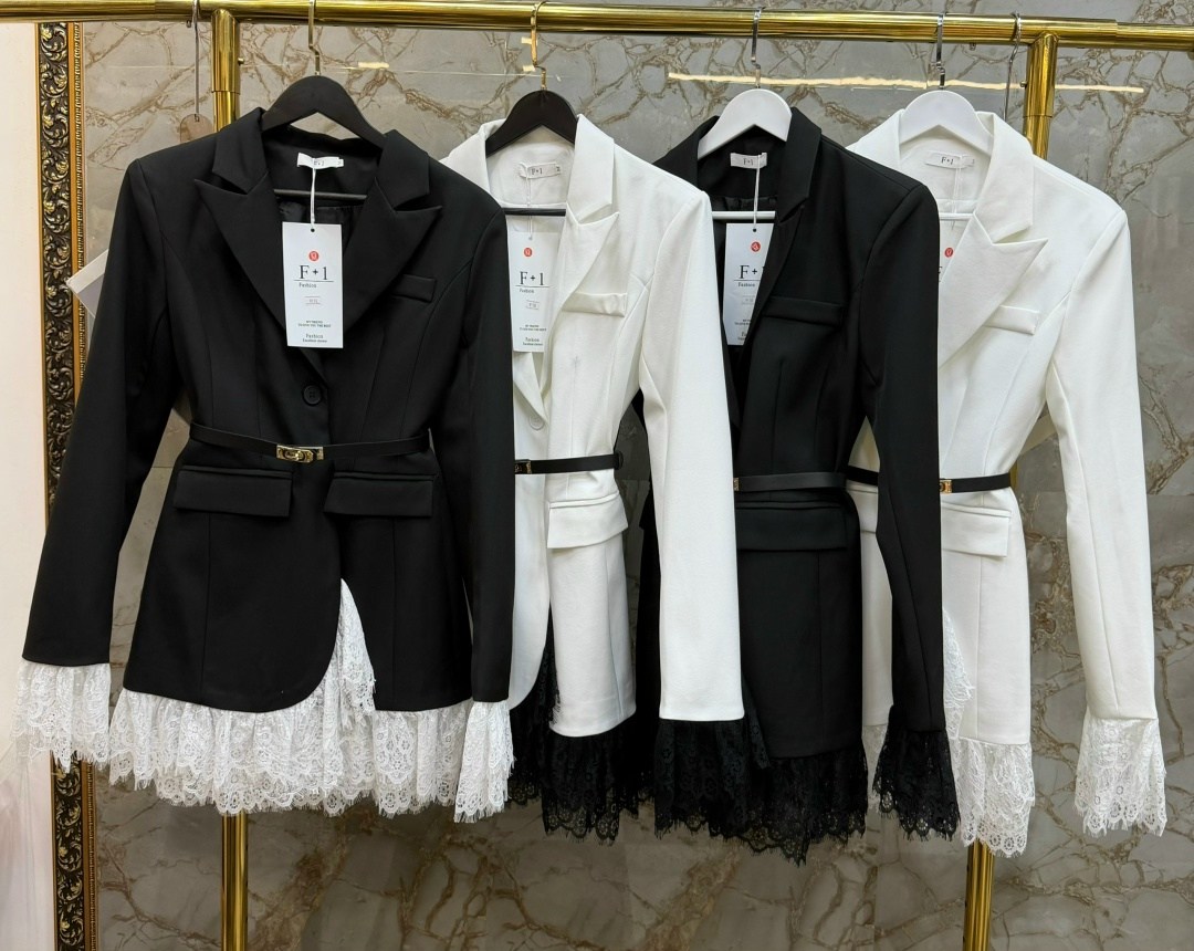 платье пиджак с кружевом,женский блейзер с кружевной отделкой,женские костюмы,платье пиджак,блейзер женский