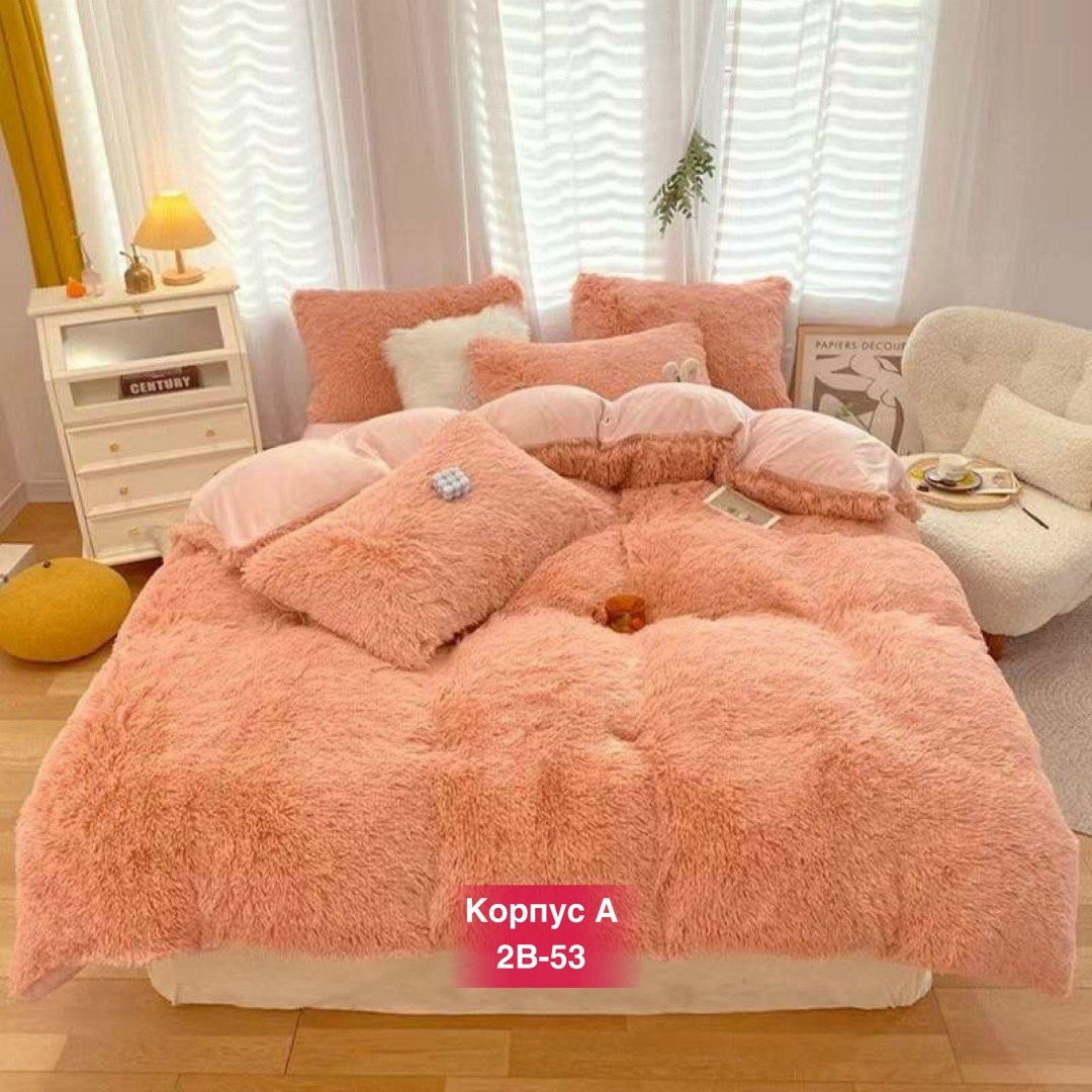 плюшевое постельное белье,комплект постельного белья,плюшевое одеяло,пушистое постельное белье,комплект постельного белья с покрывалом