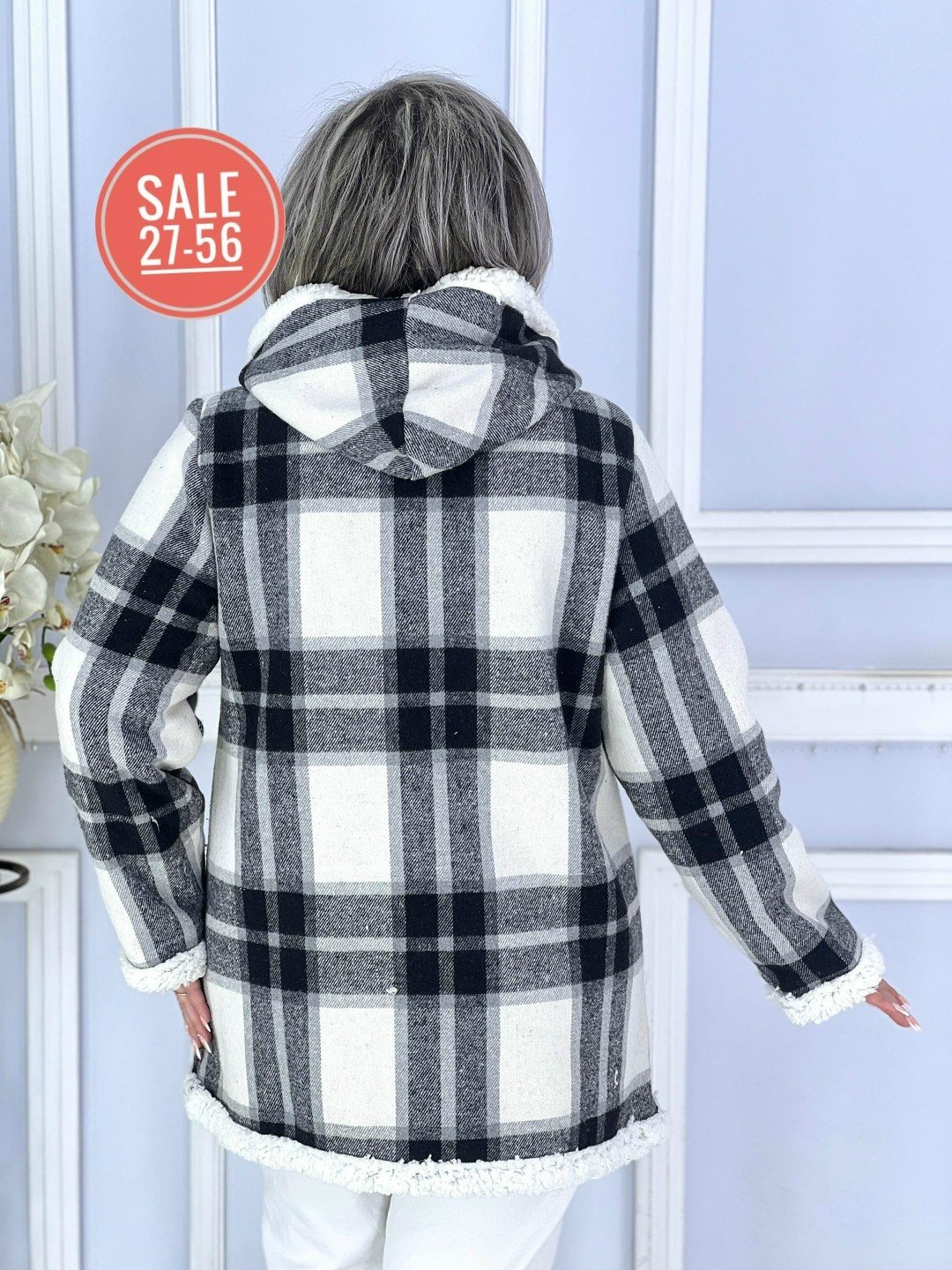 куртка рубашка с капюшоном в клетку,рубашка теплая в клетку удлиненная,кофта теплая,в клетку теплая рубашка,пальто в клетку