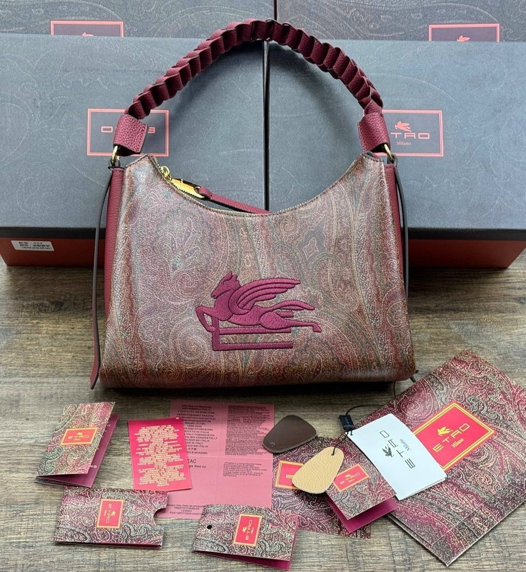 etro средняя сумка-тоут paisley libra коричневый,сумка,женская сумка,сумка etro,сумка женская брендовая