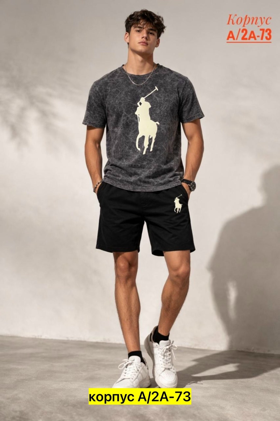 мужская мода,polo ralph lauren polo,костюм с шортам,polo ralph lauren,футболка классического кроя