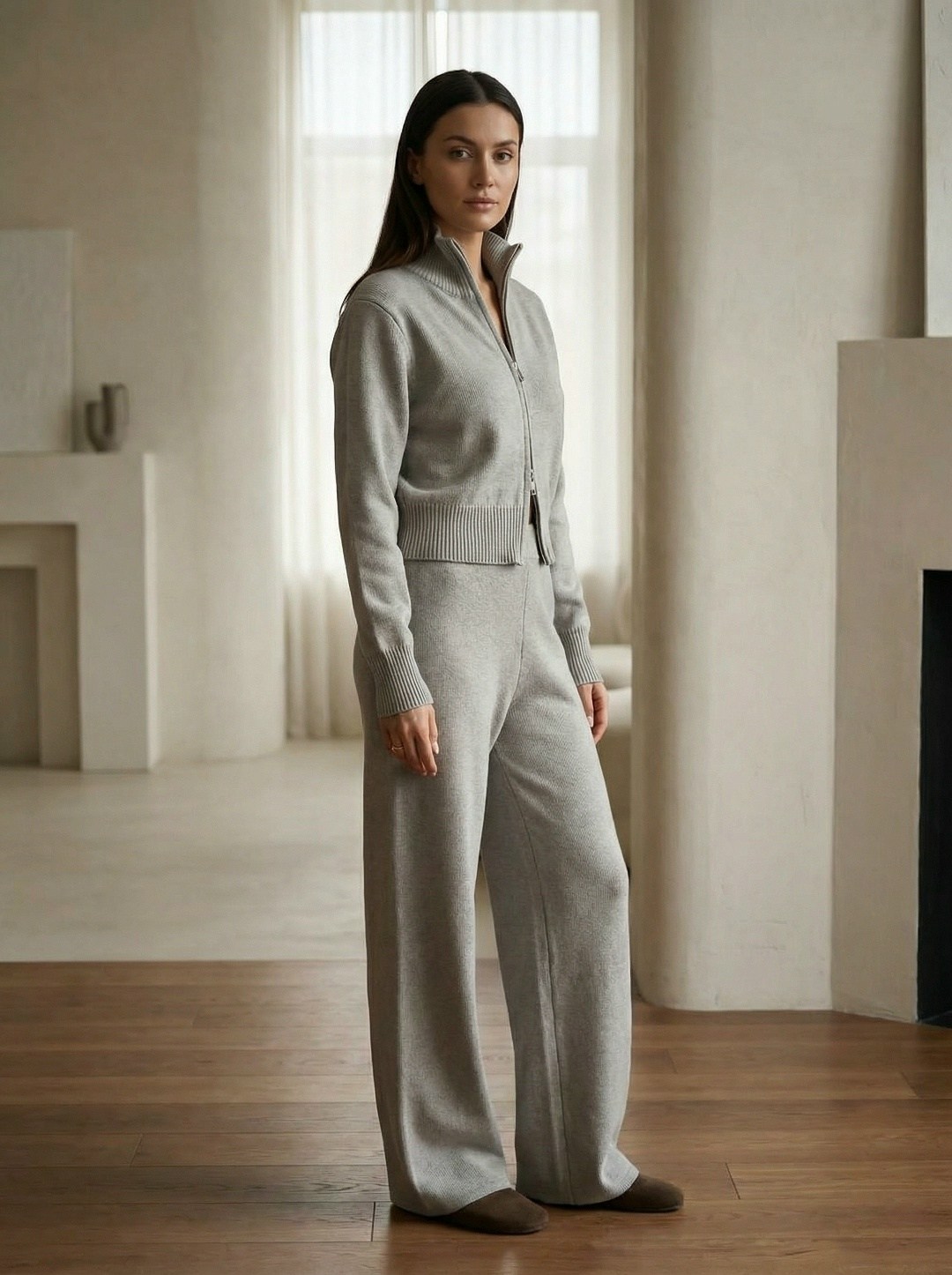 брючный костюм,спортивный костюм с брюками палаццо оверсайз muna brand,костюм женский брючный,брючный комплект,женский костюм с брюками