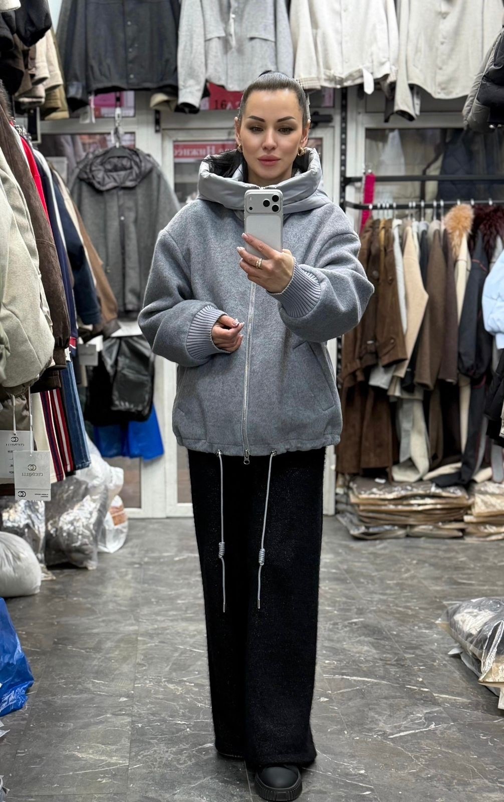 толстовка на молнии из футера 3х нит.начес серый,толстовка на молнии из футера 3х нит.начес серый макси,толстовка на молнии из футера 3х нит.начес сова серый,толстовка на молнии из футера 3х нит.начес