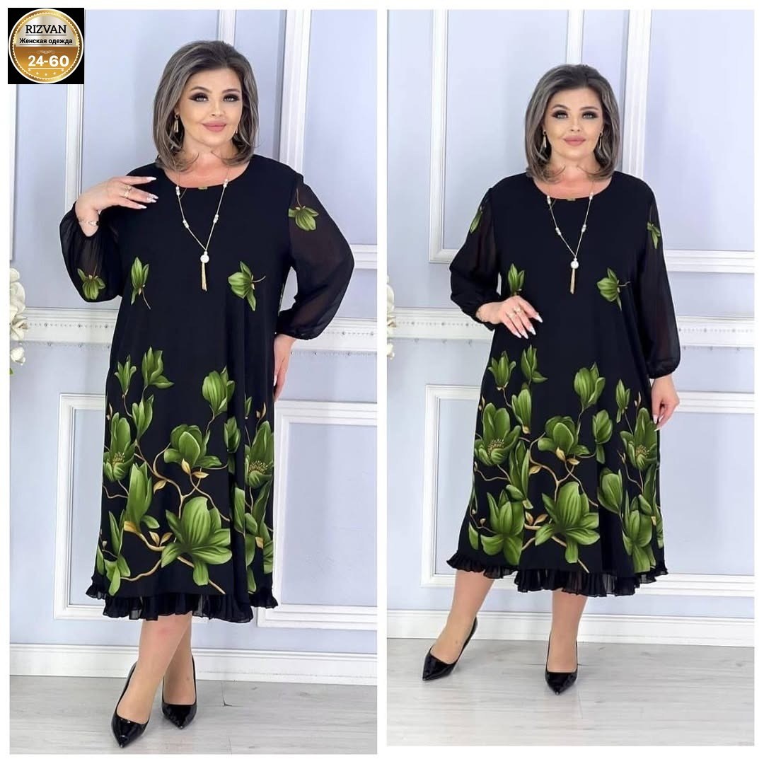 платье "марианна 2" с ярким цветочным принтом,платье,платье шифоновое,платье "марианна",платье женское больших размеров нарядное вечернее elegant