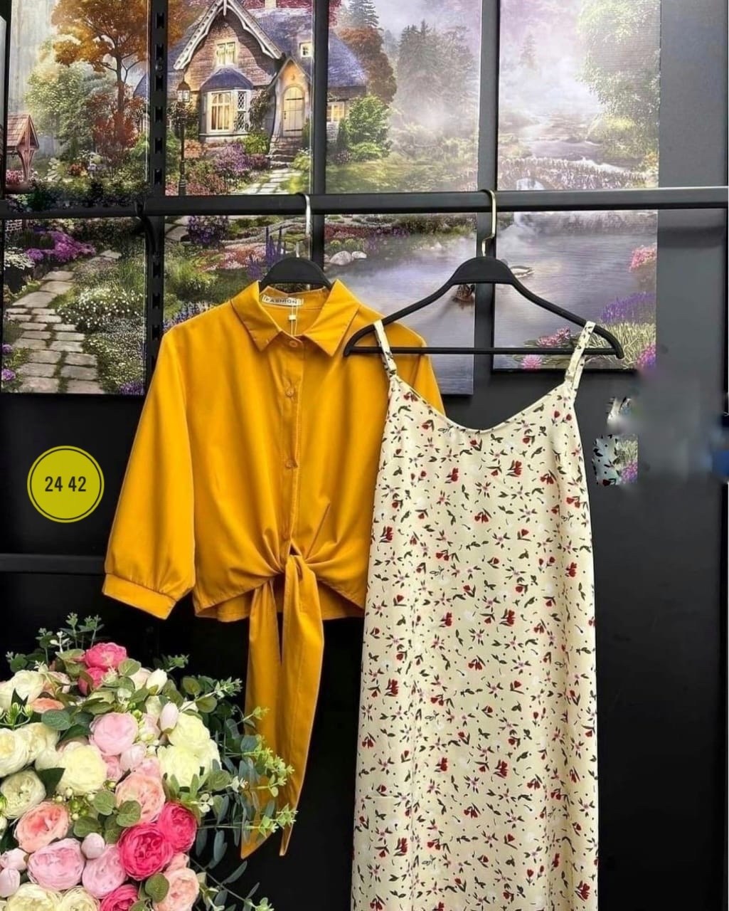 ,комплект сарафан и рубашка,платье сарафан с рубашкой,сарафан с рубашкой,женское платье с рубашкой