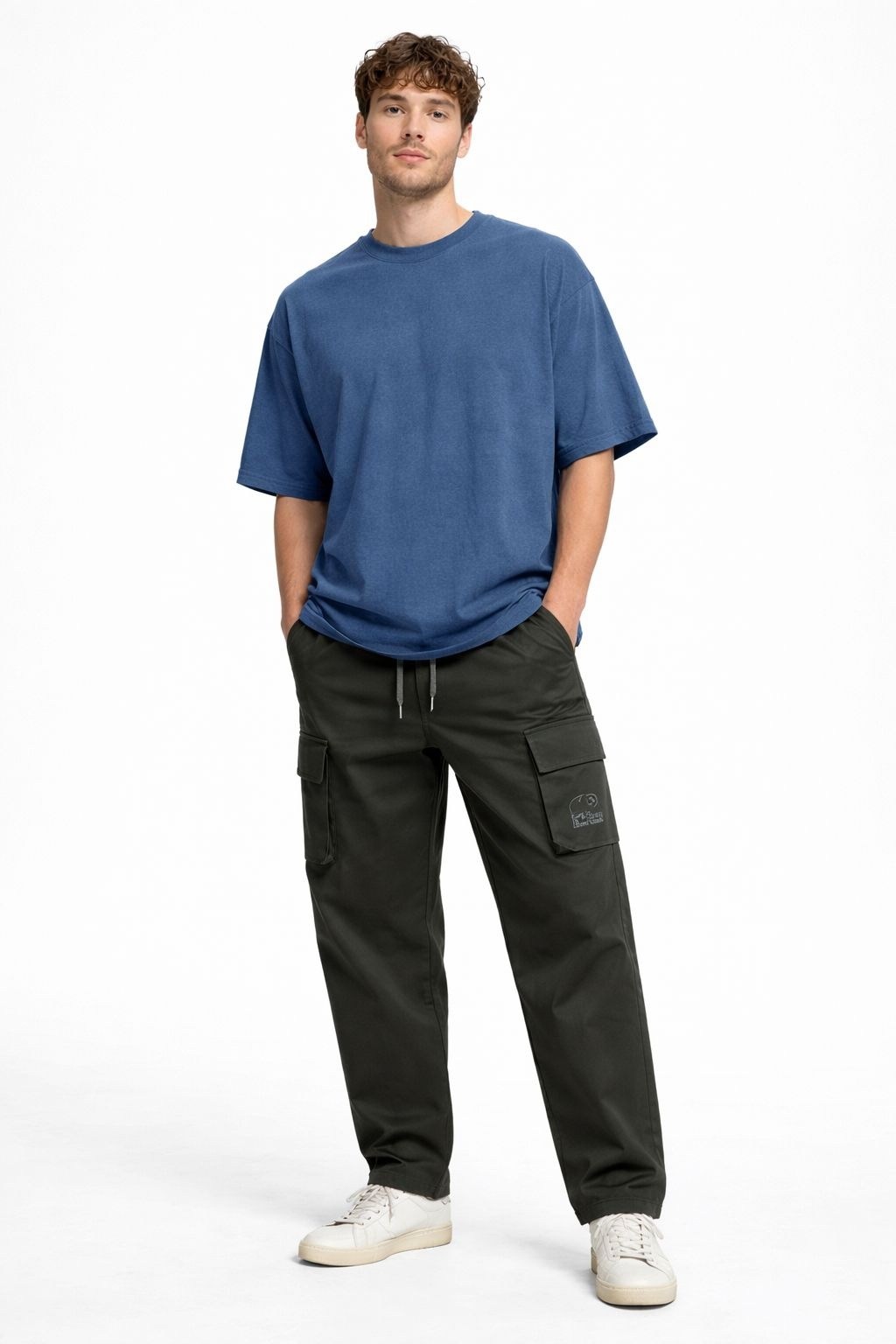 широкие брюки карго мужские с несколькими карманами,штаны с карманами,мужские брюки-карго,широкие карго брюки,брюках карго