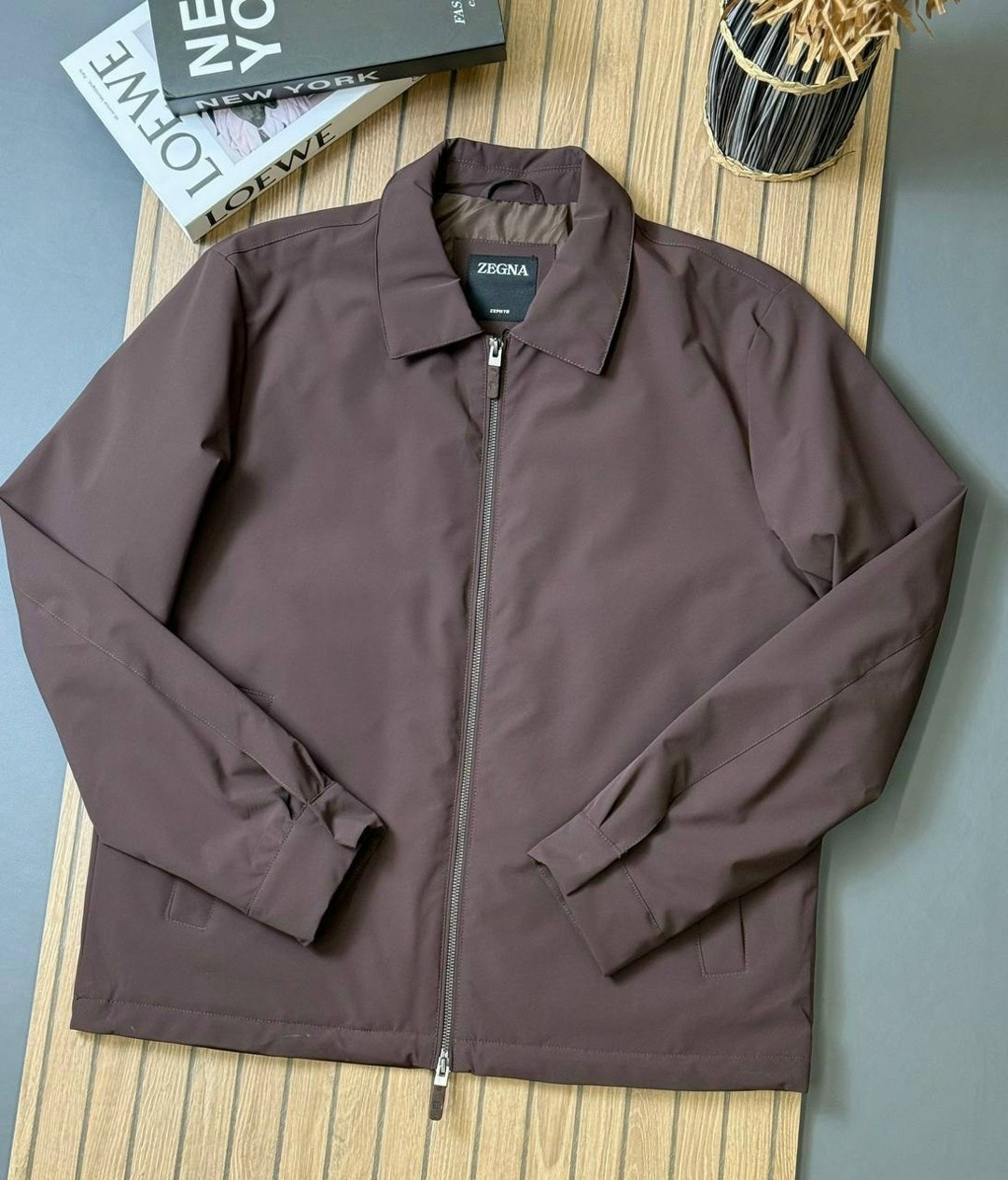 куртка бомбер,куртка,двусторонняя куртка zegna premium zip-up navy / grey,демисезонная куртка,куртка бомбер мужская