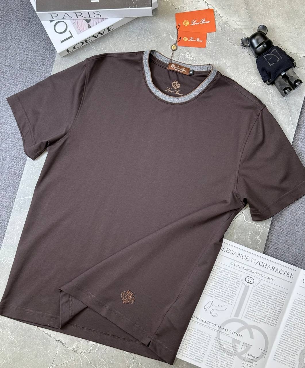 мужская футболка,футболки для мужчин,футболки брендовые,loro piana футболка,мужская мода