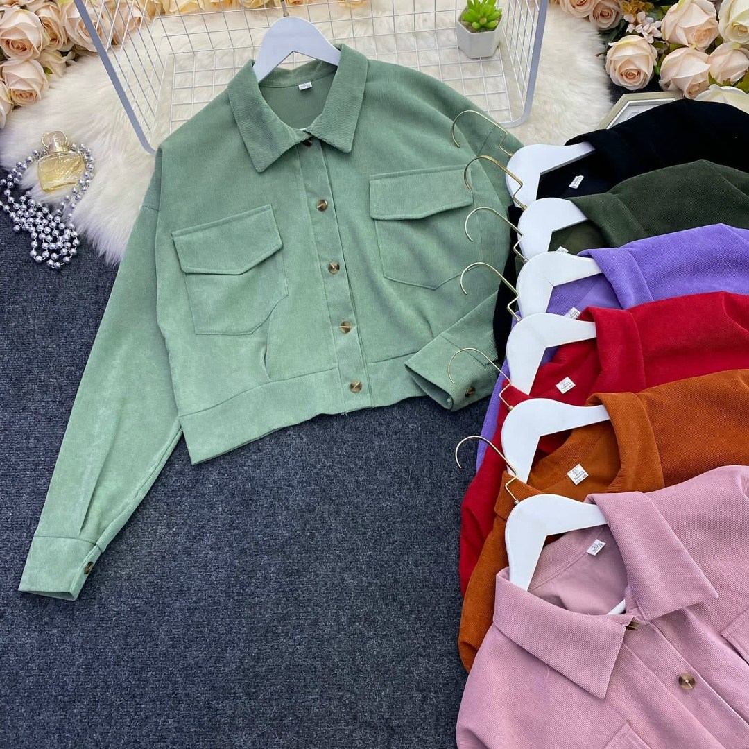 женская вельветовая куртка,повседневная куртка,вельветовые куртки,легкая куртка,короткая куртка