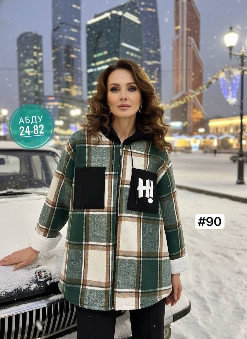 женская кофта,теплая рубашка,рубашка женская,рубашка оверсайз теплая в клетку удлиненная amy store,рубашки на меху