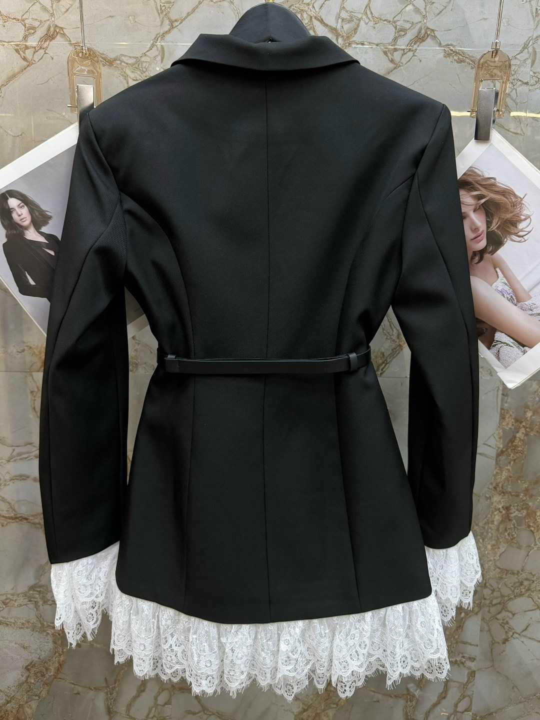 женский пиджак,пиджак с кружевом,жакет,женский пиджак fdyoui черный,одежда для женщин