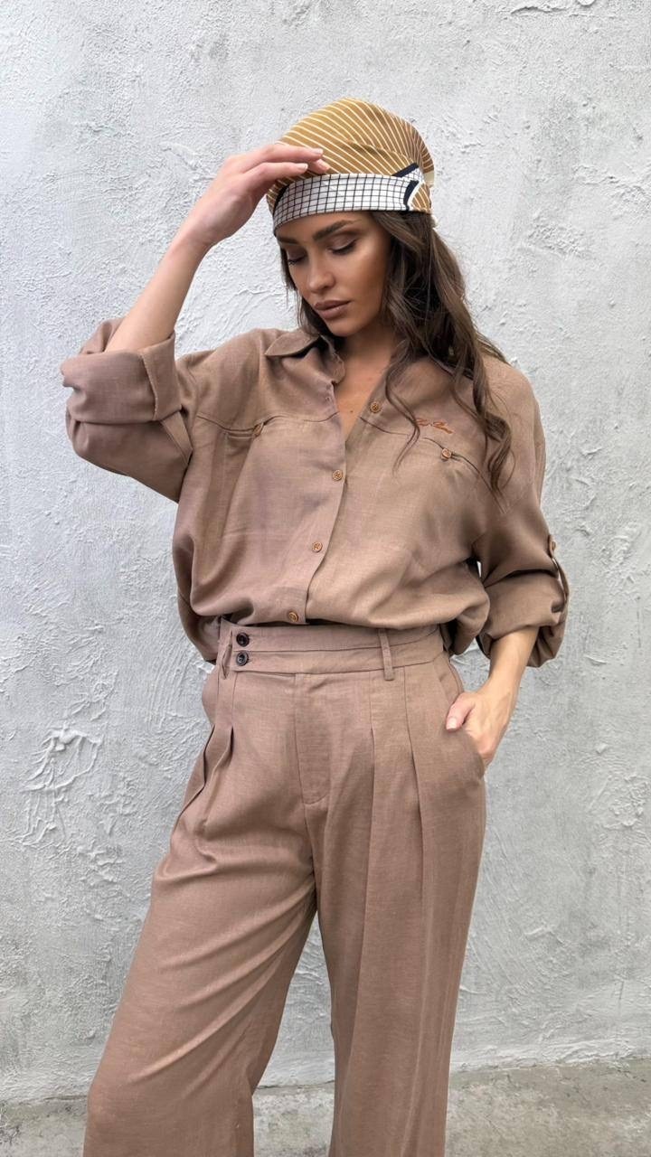 брючный костюм,повседневный костюм,костюм с брюками,женский брючный костюм,костюм женский льняной
