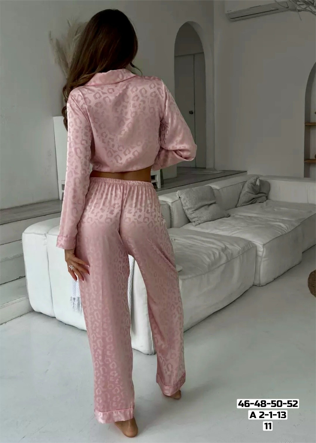 пижама женская леопард шелковая со штанами и рубашкой amenue,женские пижамы из искусственного шелка,пижама женская леопард шелковая со штанами и рубашкой amenue цвет розовый,пижама женская,пижама женс