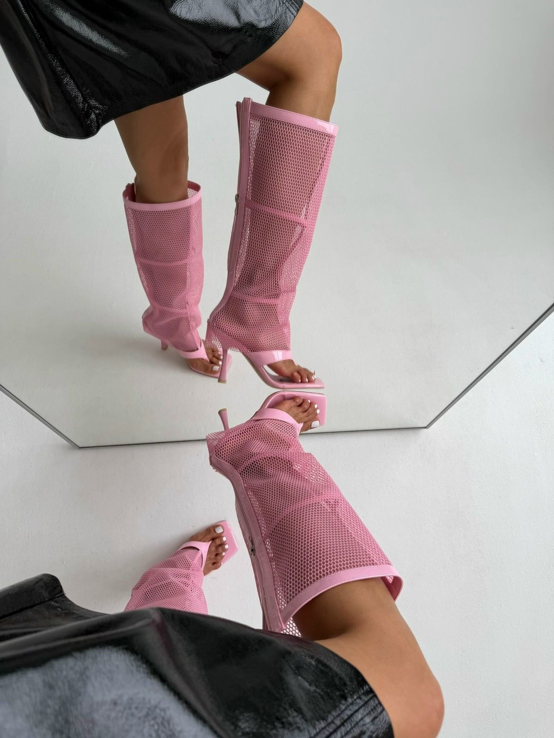 летние сапоги,сапоги высокие,женские сапоги,сапоги в сеточку,модные сапоги