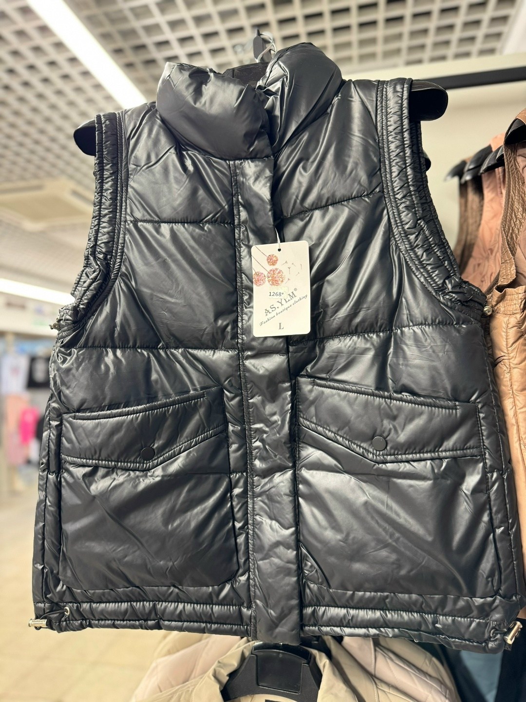 жилет женский,жилет,женская жилетка,пуховой жилет,теплый жилет