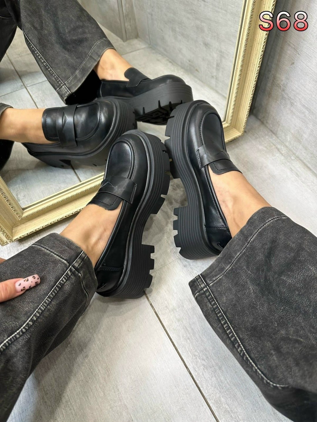 лоферы на массивной подошве,лоферы на тракторной подошве,лоферы женские на платформе,лоферы на высокой подошве,  женская лоферы