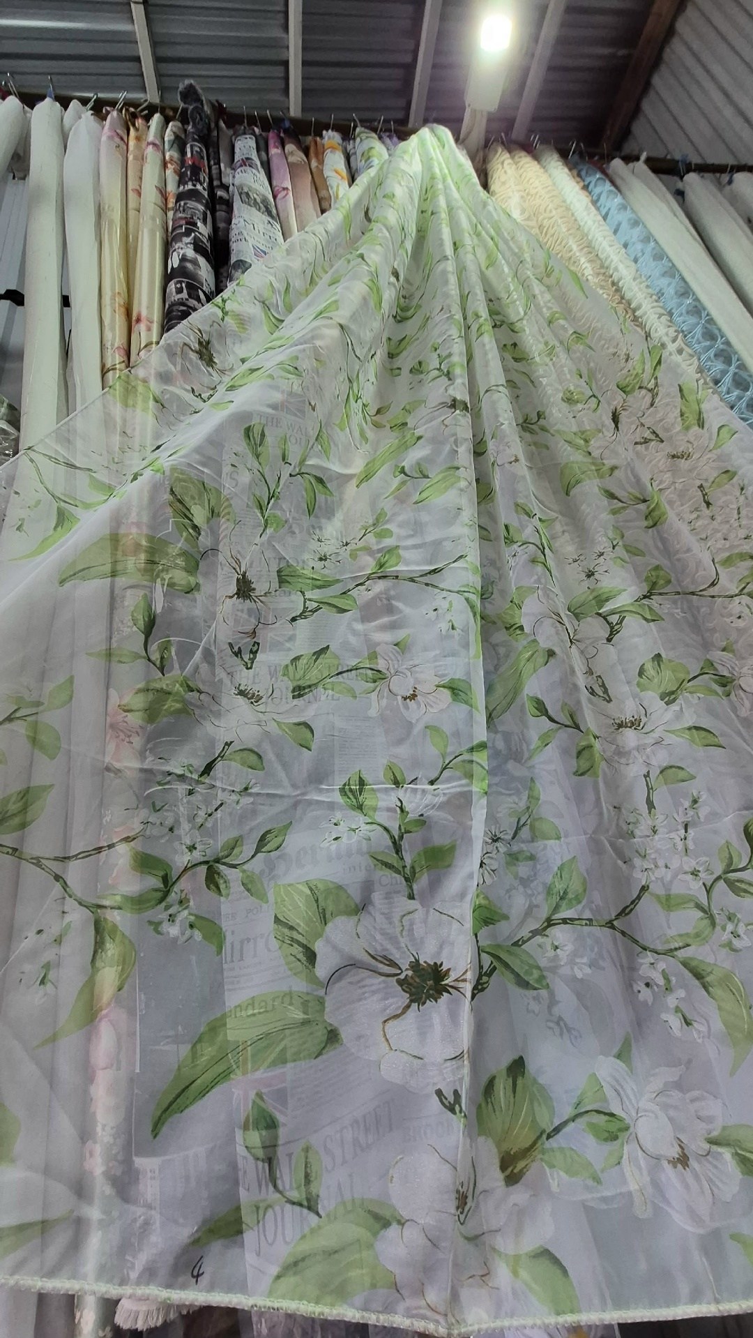 тюль органза деворе сакура,тюль с розами,тюль с цветами,тюль с цветочным принтом,тюль лен с цветами