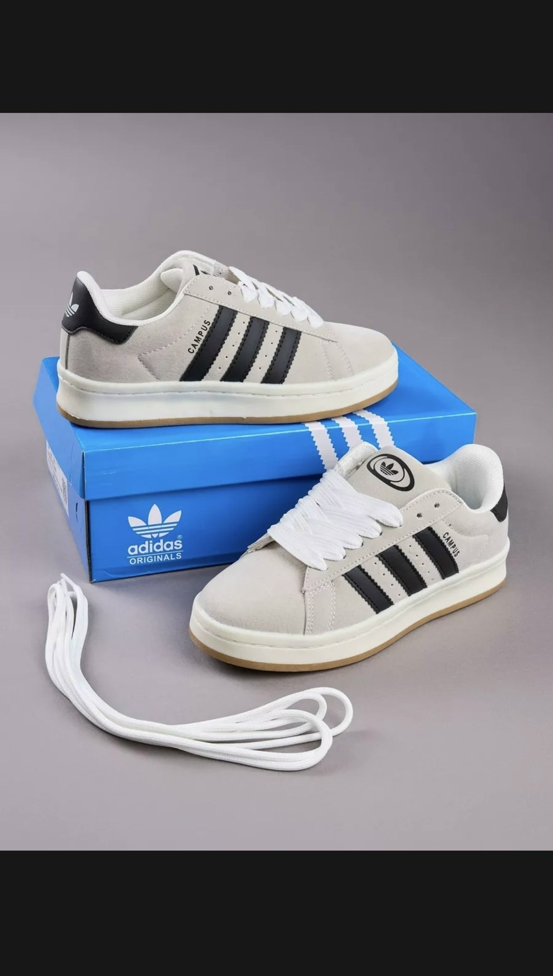 серо-черные кроссовки campus 00-х adidas originals,кроссовки adidas campus,низкие замшевые кроссовки campus 00s с фирменными полосками adidas, черный,кроссовки adidas,кроссовки adidas campus adidas