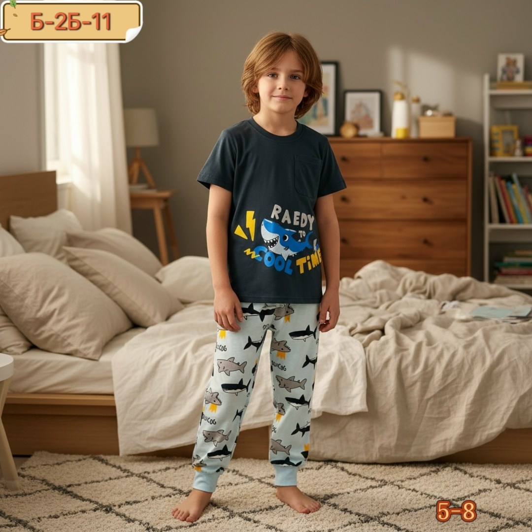 пижама детская для мальчиков,пижама для мальчика,детская пижама,комплект пижама,пижама с брюками для мальчика