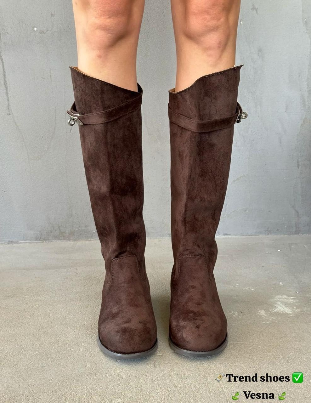 ,сапоги модные,зимние женские сапоги,сапог женский,замшевые сапоги