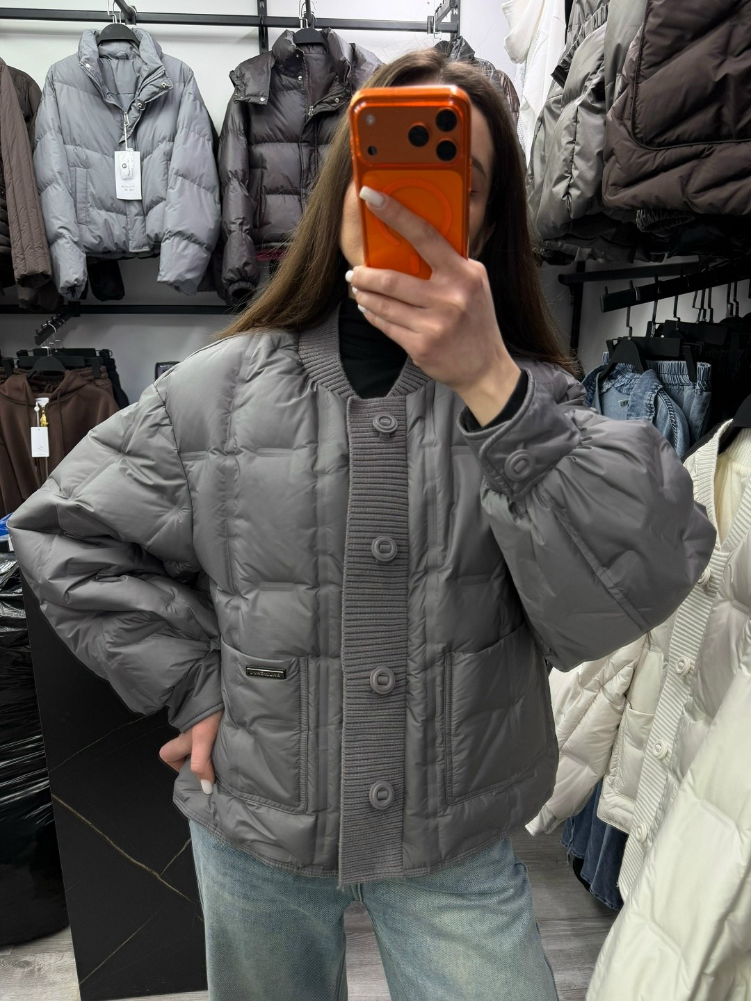 модная куртка,женская куртка,куртка,белая дутая куртка,куртка белая