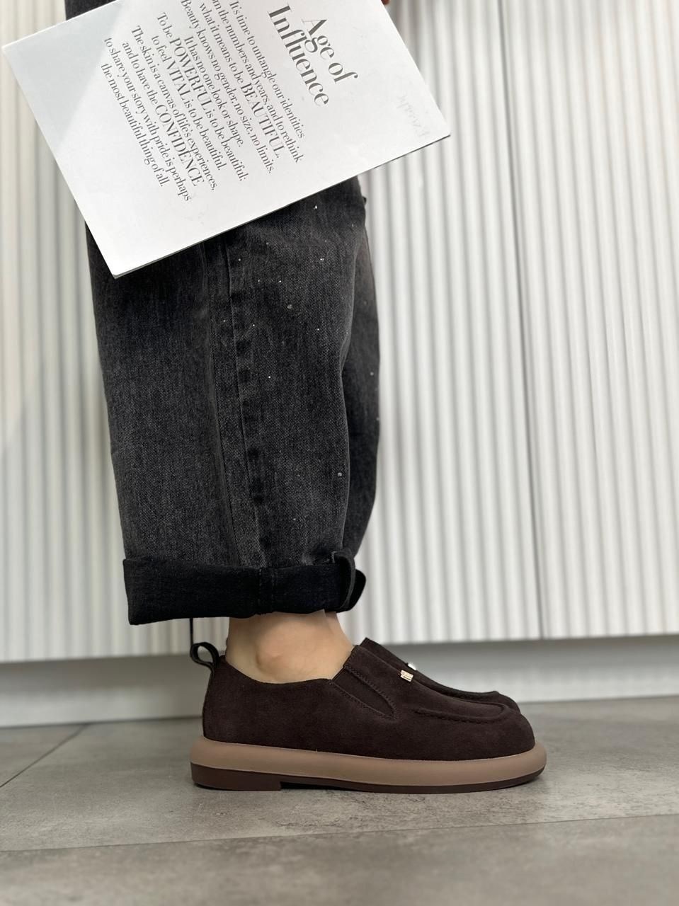 лоферы из натуральной замши saivuil,лоферы женские замшевые,лоферы замшевые,,лоферы женские коричневые