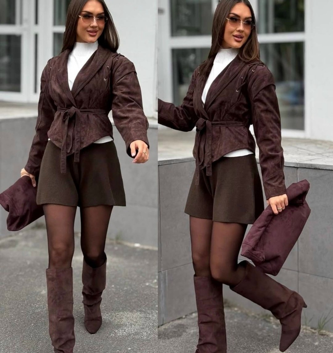 замшевая куртка,куртка замшевая женская,элегантная женская замшевая куртка с поясом,куртка женская