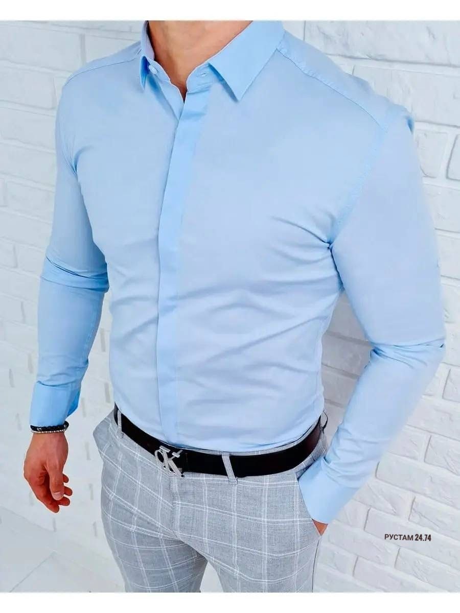 рубашка цвета айвори,мужская рубашка,рубашка,приталенная рубашка мужская,хлопковая рубашка мужская