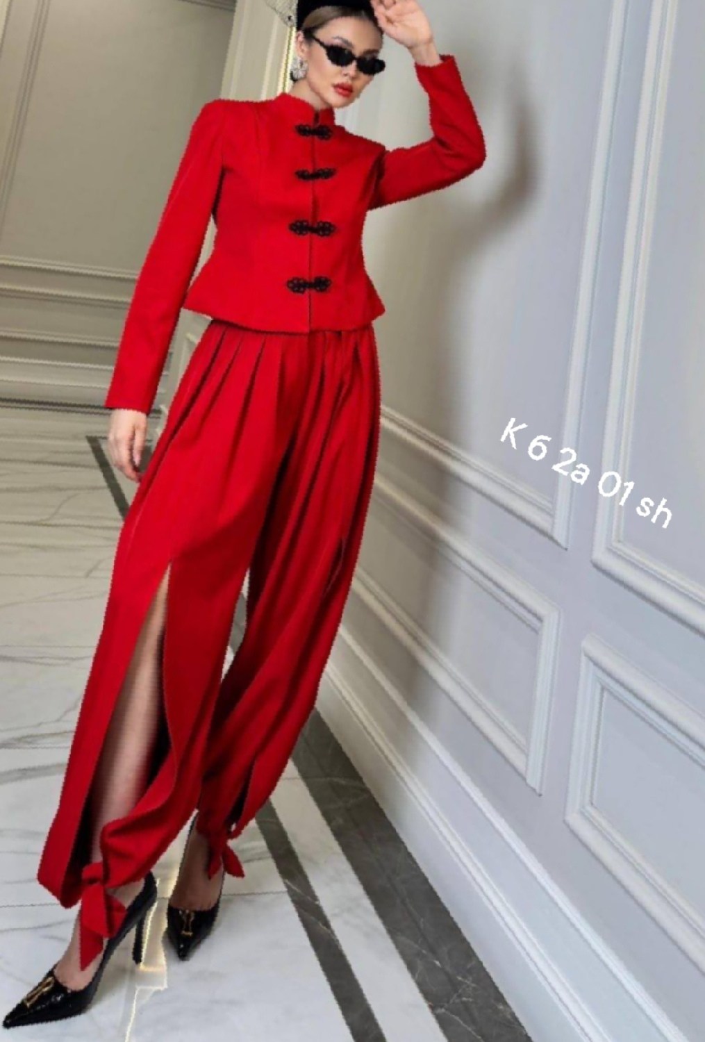 брючный женский костюм,нарядный брючный костюм,костюм женский с брюками палаццо,костюм