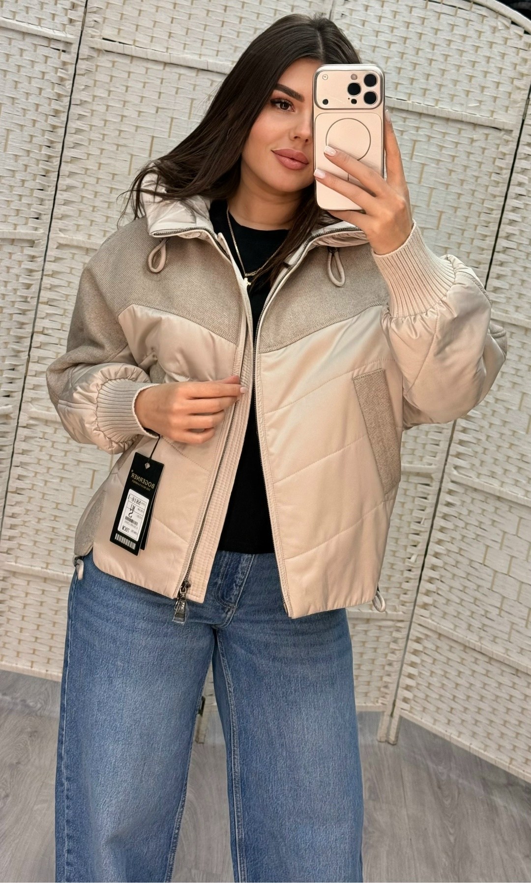 куртка стильная,куртка демисезонная женская,демисезонная куртка,женская куртка,куртка комбинированная