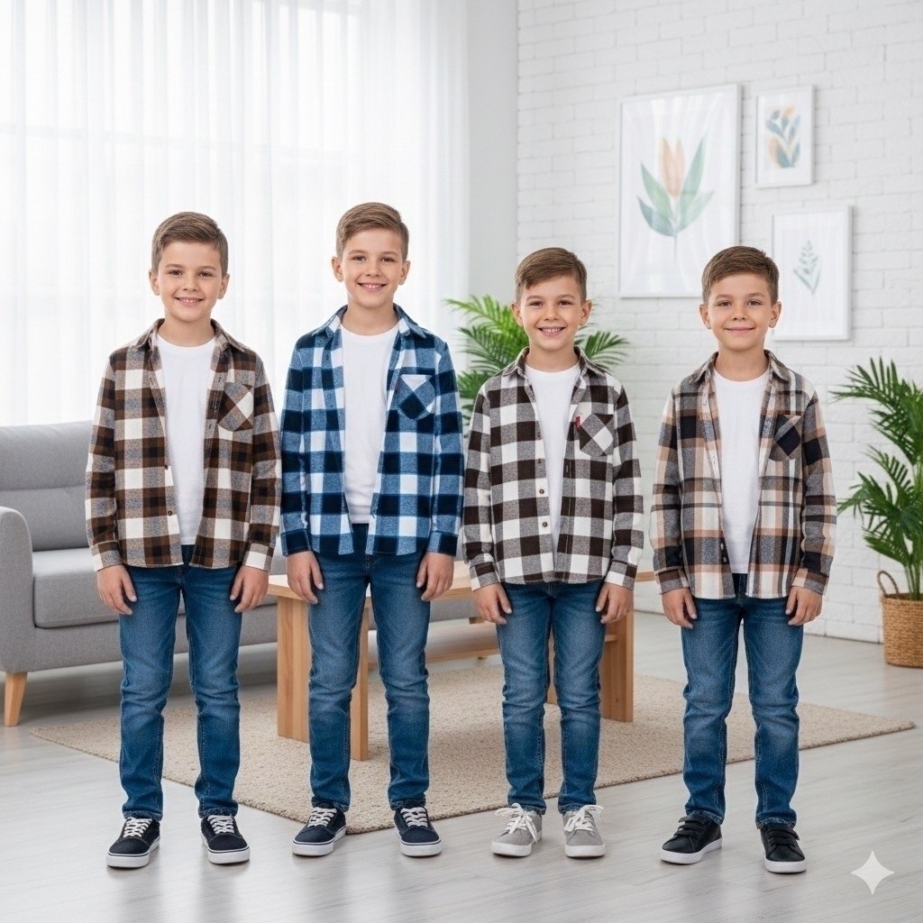 рубашка детская,рубашка для мальчиков,теплая рубашка,рубашка в клетку,рубашка повседневная