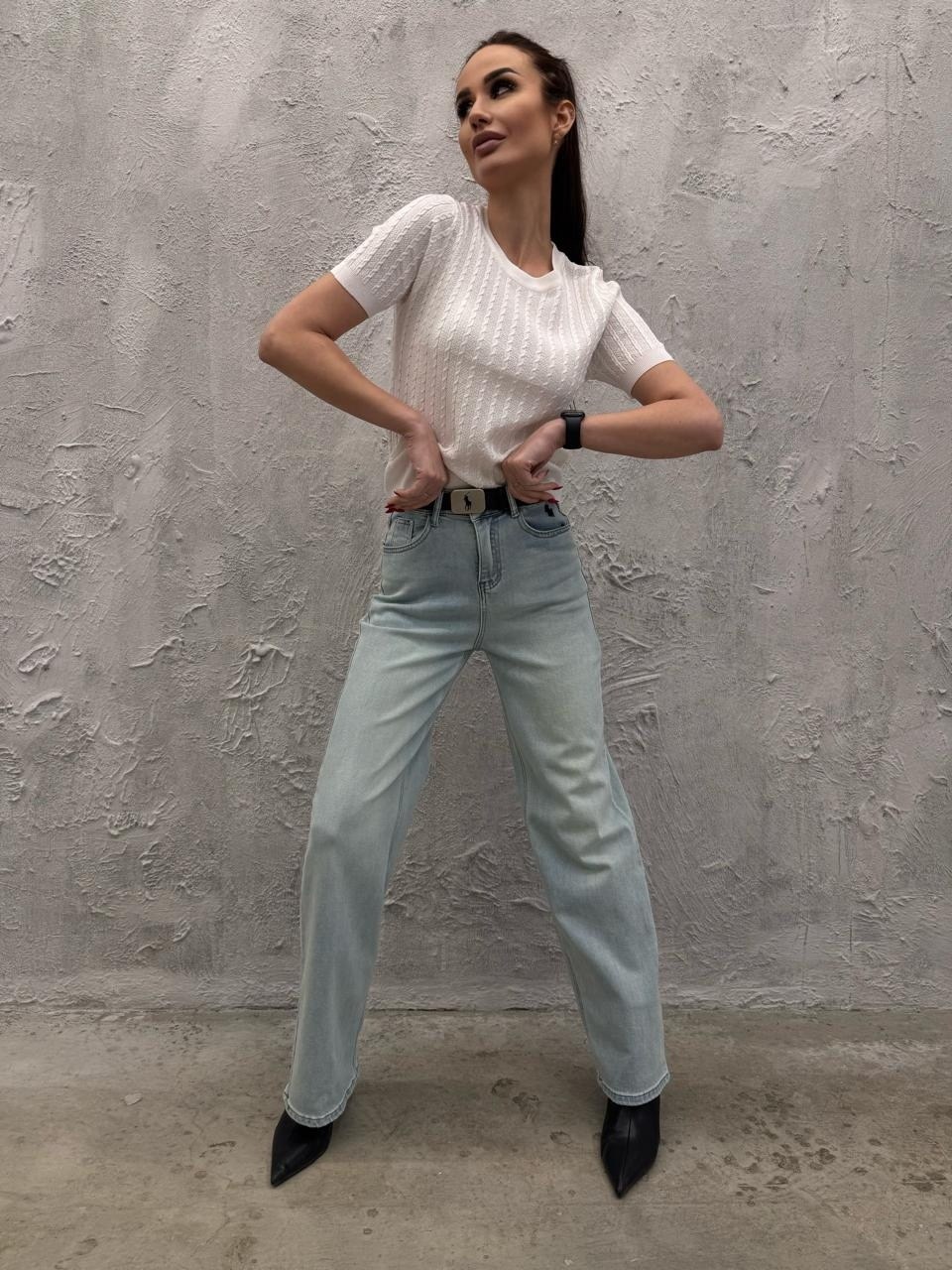 джинсы кэжуал,женские джинсы,джинсы широкие трубы,широкие джинсы,джинсы