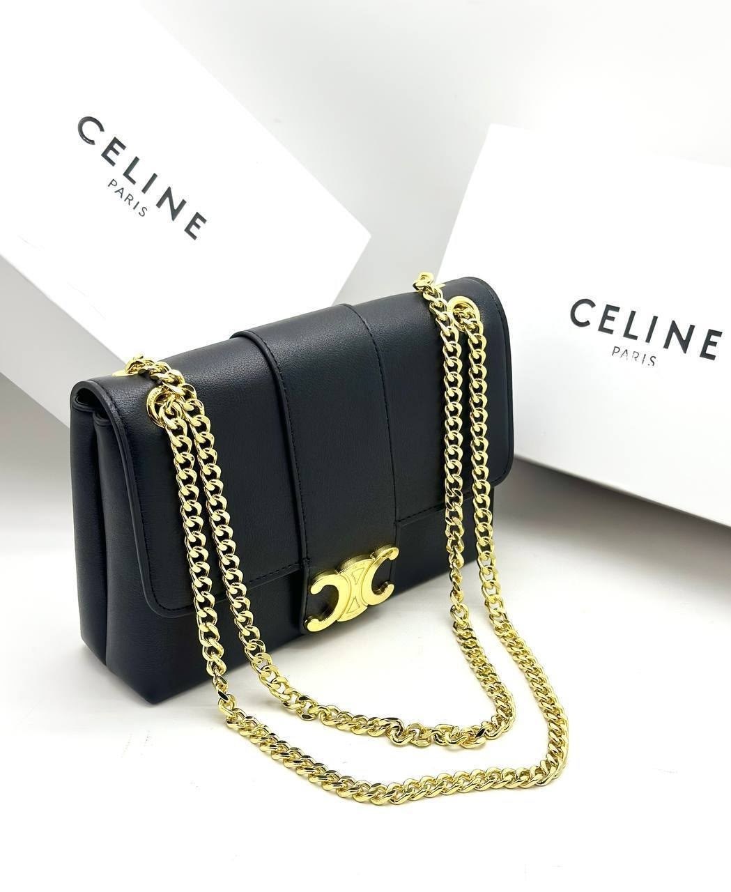 сумка женская celine,celine сумка,celine сумка на плечо,сумка celine celine,женская кожаная сумка celine triomphe teen черная