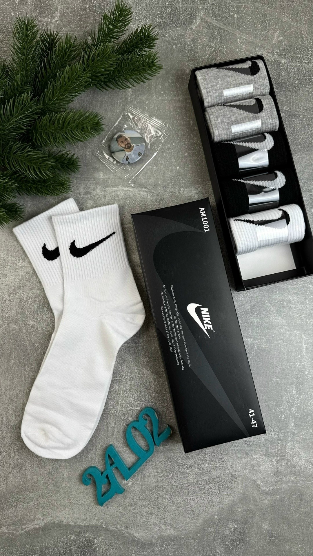 носки nike набор 3 пары в коробке,комплект носков nike,носки мужские набор,носки спортивные набор,комплект носки мужские
